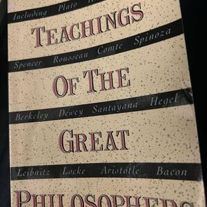 Teachings of the Great Philosophers Book